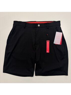 Redvanly Mens Varick Short 7.5" Size M Black NWT